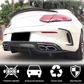 Difuzor Bara Spate V2 (pentru Coupe/Cabriolet C63 AMG 2015-2019, Carbon) foto 2