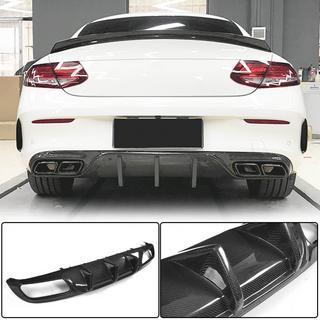 Difuzor Bara Spate V1 pentru Coupe/Cabriolet C63 AMG 2015-2019 Carbon foto 1