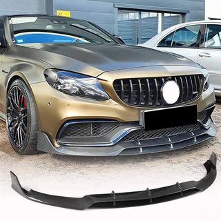 Lip bara fata V2 (pentru Coupe/Cabriolet C63 AMG 2015-2019, Carbon) foto 1