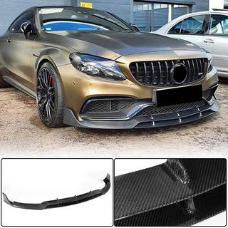 Lip bara fata V2 (pentru Coupe/Cabriolet C63 AMG 2015-2019, Carbon) foto 2