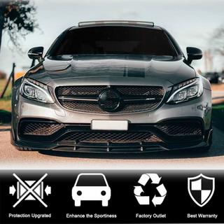Lip bara fata V2 (pentru Coupe/Cabriolet C63 AMG 2015-2019, Carbon) foto 3