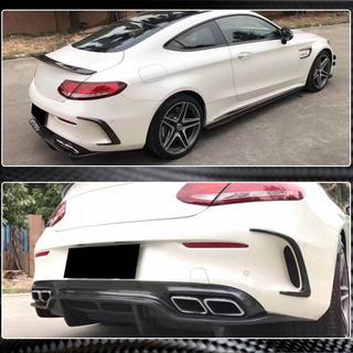 Capace bara spate (pentru Coupe/Cabriolet C63 AMG 2015-2019, Carbon) foto 3