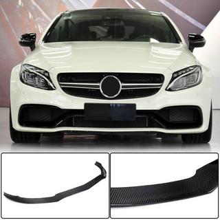 Lip bara fata V3 (pentru Coupe/Cabriolet C63 AMG 2015-2019, Carbon) foto 1