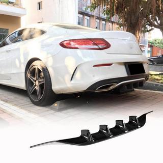 Difuzor bara spate pentru AMG-Line / C43 AMG Coupe/Cabrio 2015-2019, Carbon foto 1
