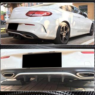 Difuzor bara spate pentru AMG-Line / C43 AMG Coupe/Cabrio 2015-2019, Carbon foto 4