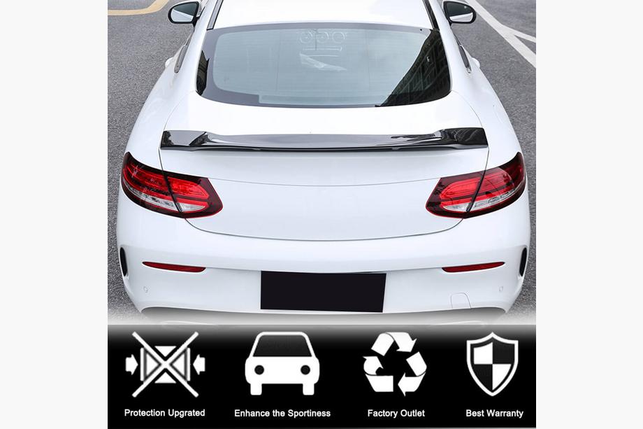 Mercedes C-class W205 2014-2021 Spoiler V1 Coupe 2015-2019 Carbon Foto 3
