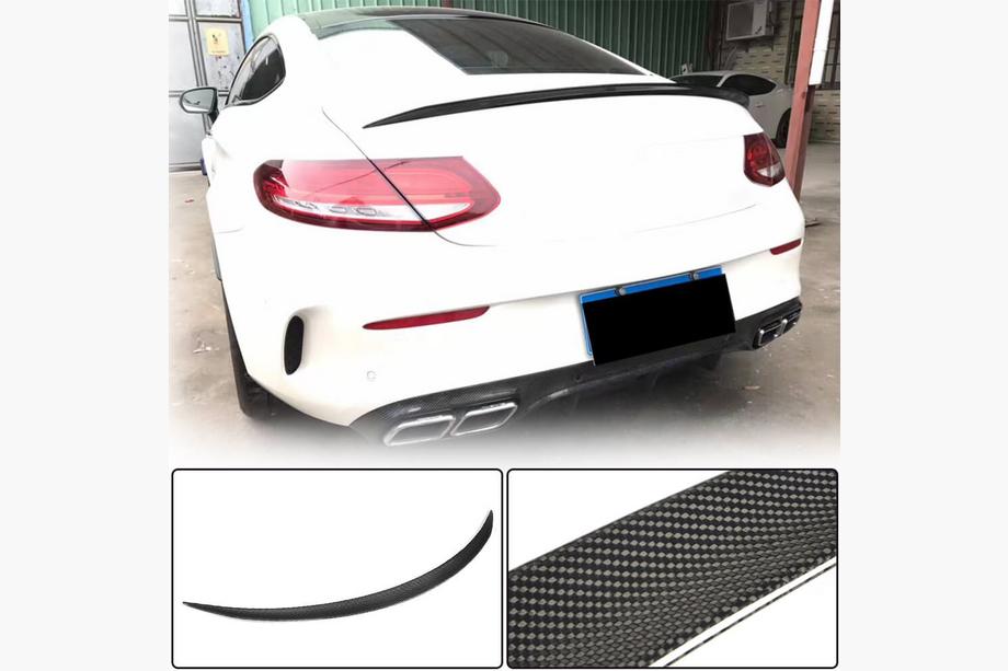 Mercedes C-class W205 2014-2021 Spoiler V3 (pentru Coupe 2015-2019, Carbon) Image