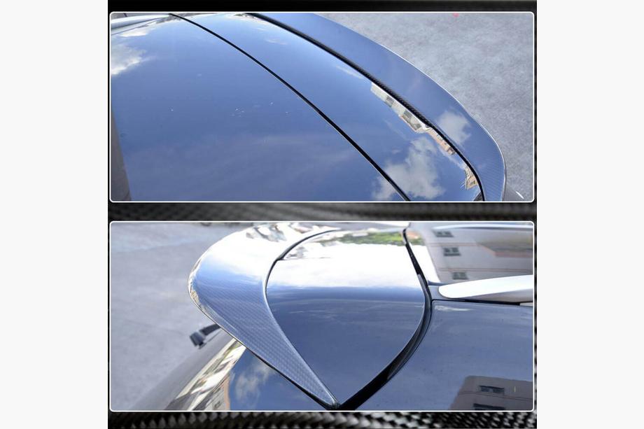 Mercedes C-class W205 2014-2021 Spoiler (pentru Base/AMG-Line SW 2015-2019, Carbon) Foto 4