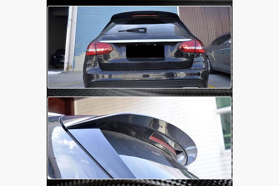 Mercedes C-class W205 2014-2021 Spoiler (pentru Base/AMG-Line SW 2015-2019, Carbon) Foto 5