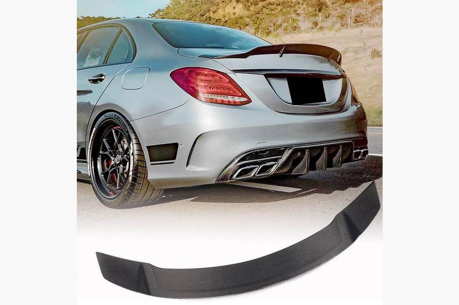 Mercedes C-class W205 2014-2021 Spoiler V1 (pentru SD 2015-2019, Carbon) Image