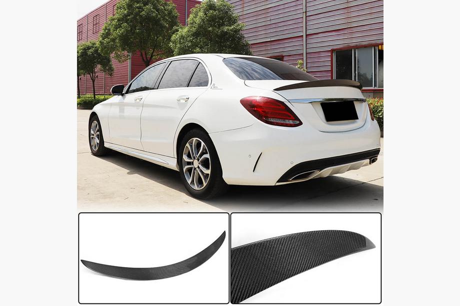 Mercedes C-class W205 2014-2021 Spoiler V2 (pentru SD 2015-2019, Carbon) Image