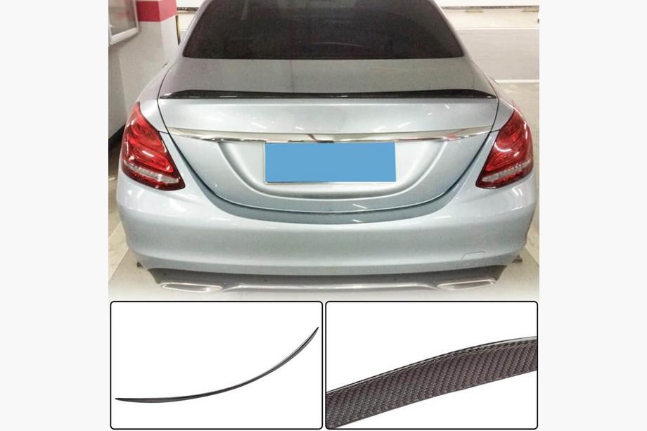 Mercedes C-class W205 2014-2021 Spoiler V11 (pentru SD 2015-2021, Carbon) Image