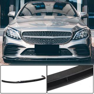 Lip bara fata V1 pentru C43 AMG 2019-2021 Carbon foto 1