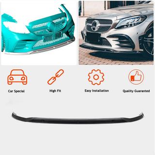 Lip bara fata V1 pentru C43 AMG 2019-2021 Carbon foto 2