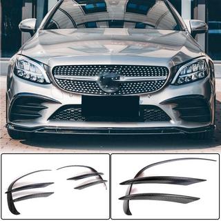 Extensii bara fata V1 pentru C43 AMG 2019-2021 Carbon foto 2