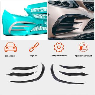 Extensii bara fata V1 pentru C43 AMG 2019-2021 Carbon foto 3
