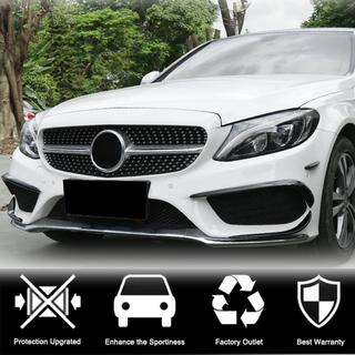 Extensii bara fata carbon pentru C43 AMG 2015-2019 foto 2