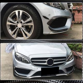 Extensii bara fata carbon pentru C43 AMG 2015-2019 foto 4