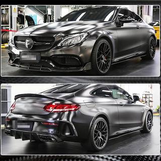 Praguri Laterale V1 (pentru C43/C63 AMG 2015-2019, Carbon) Mercedes C-class W205 2014-2021 foto 4