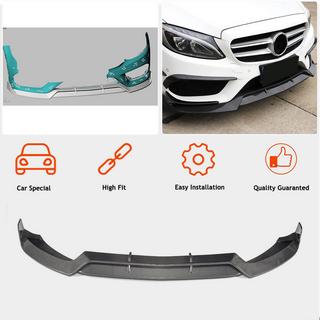 Lip bara fata V2 pentru C43 AMG 2015-2019 Carbon foto 2