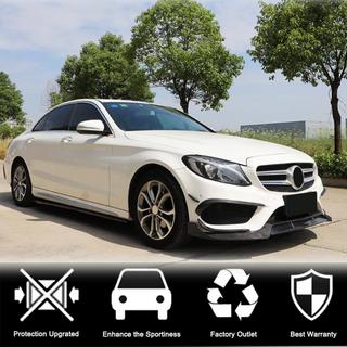 Lip bara fata V2 pentru C43 AMG 2015-2019 Carbon foto 3