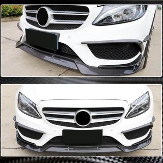 Lip bara fata V2 pentru C43 AMG 2015-2019 Carbon foto 4
