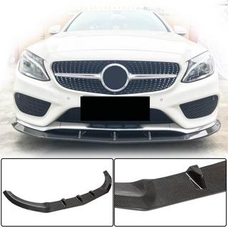 Lip bara fata V3 pentru C43 AMG 2015-2019 Carbon foto 1