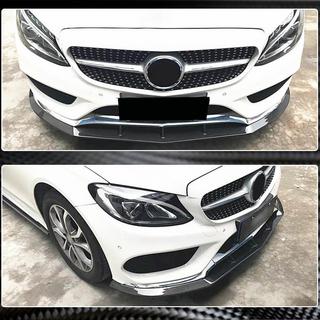 Lip bara fata V3 pentru C43 AMG 2015-2019 Carbon foto 3
