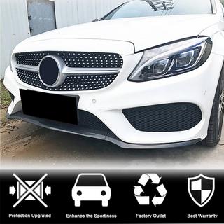Lip bara fata V4 pentru C43 AMG 2015-2019 Carbon foto 2