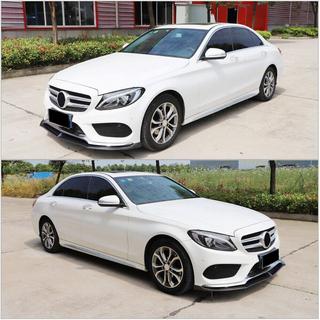 Lip bara fata V6 pentru C43 AMG 2015-2019 Carbon foto 3