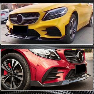 Lip Bara Fata V3 pentru C43 AMG 2019-2021 Carbon foto 4