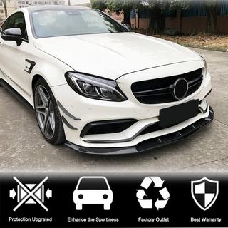 Lip bara fata V1 pentru SD C63 AMG 2015-2019 Carbon foto 2
