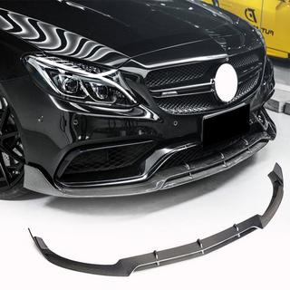 Lip Bara Fata V4 pentru SD C63 AMG 2015-2019 Carbon foto 1