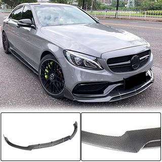 Lip Bara Fata V4 pentru SD C63 AMG 2015-2019 Carbon foto 2