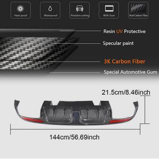 Difuzor Bara Spate V1 pentru SD C43/C63 AMG 2015-2019 Carbon foto 2