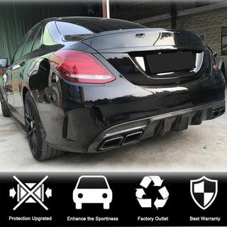 Difuzor bara spate V3 pentru SD C43/C63 AMG 2015-2019 Carbon foto 2