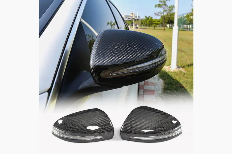 Mercedes C-class W205 2014-2021 Capace Oglinzi V2 (Carbon) Image