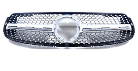 Mercedes GLC X253 2015-2022 Grila Fata Diamond Silver (pentru GLC 43 AMG/GLC 63 AMG/AMG-Line 2019-2022) foto 2