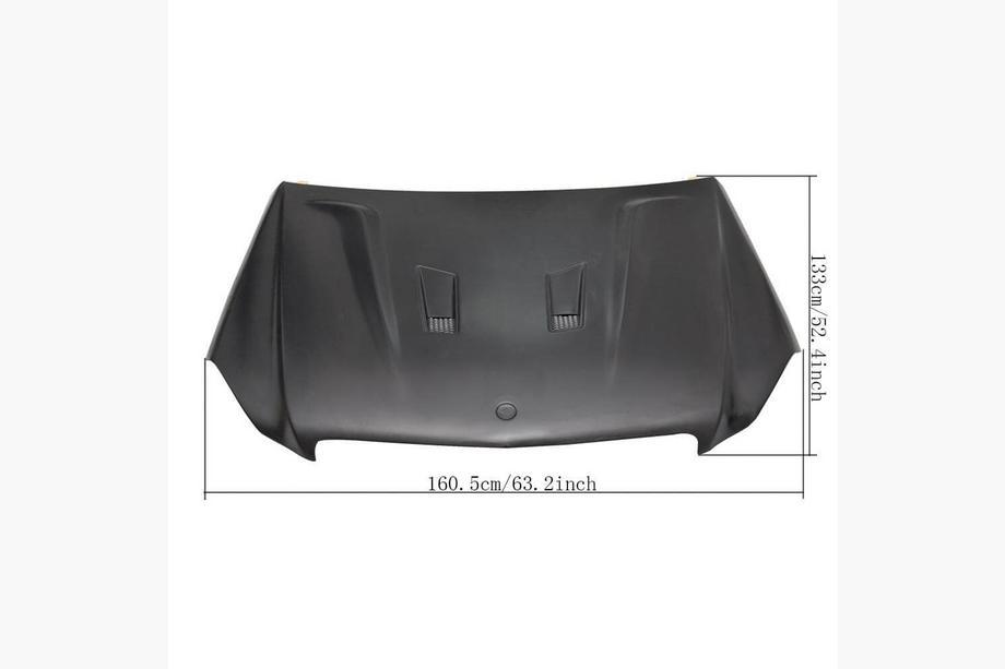 Mercedes C-class W204 2007-2015 Capota 2012-2014 (pentru C63 Sedan, Plastic) Foto 2