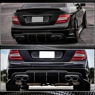Difuzor bara spate V2 pentru AMG SD/Coupe 2012-2014 Carbon foto 4