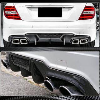 Difuzor Bara Spate V4 (pentru AMG SD/Coupe 2012-2014, Carbon) foto 3