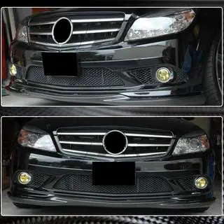 Prelungire bara fata Lip (pentru AMG-Line 2008-2011, Carbon) foto 4