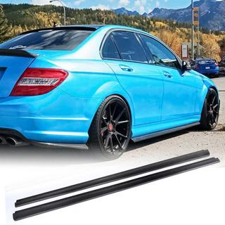Praguri Laterale (pentru AMG SD, Carbon) Mercedes C-class W204 2007-2015 foto 1