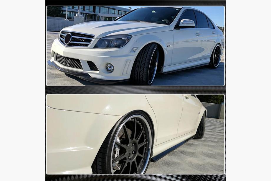 Mercedes C-class W204 2007-2015 Praguri Laterale (pentru AMG SD, Carbon) Foto 4