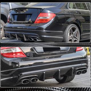 Difuzor bara spate V2 (pentru AMG SD 2008-2011, Carbon) foto 4