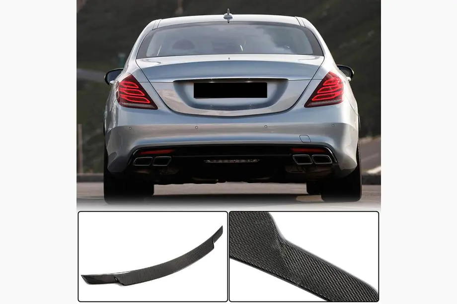 Mercedes S-сlass W222 2013-2022 Spoiler V2 (Carbon) Image