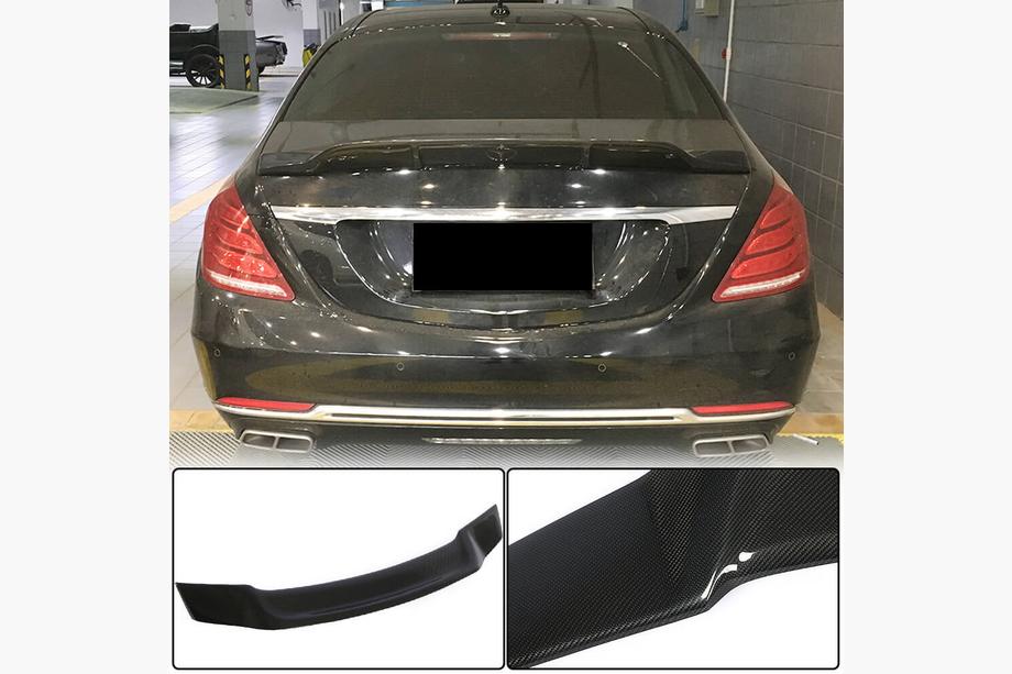 Mercedes S-сlass W222 2013-2022 Spoiler V3 (Carbon) Image