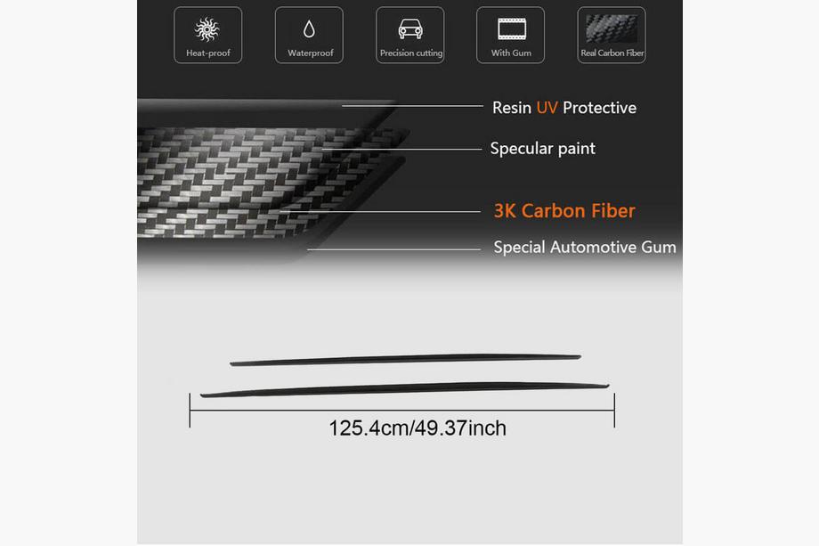 Mercedes S-class W222 2013-2022 Praguri Laterale (pentru S63 AMG 2014-2017, Carbon) Foto 5