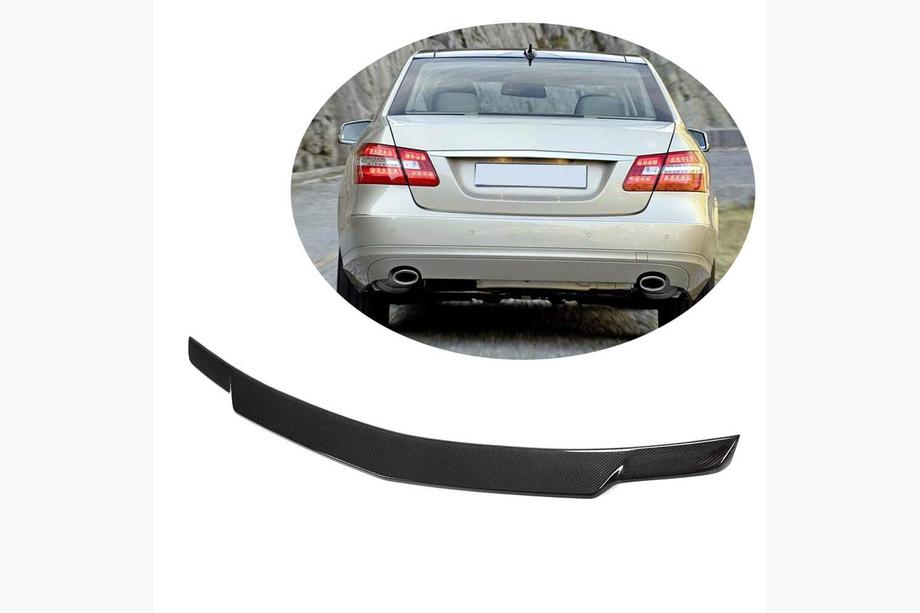 Mercedes E-class W212 2009-2016 Spoiler V2 (Carbon) Image