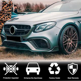 Lip fata V1 pentru E63 AMG 2016-2019 Carbon foto 2